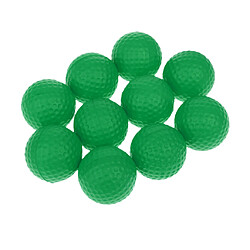 Acheter 10 pièces PU Foam Sponge Golf Training Balles douces Golf Pratique Balles Vertes