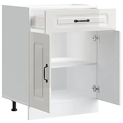 Acheter vidaXL Armoire de cuisine Kalmar blanc brillant bois ingénierie