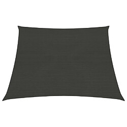 ComfortXL Voile D'ombrage 160 G/m² Anthracite 3/4x2 M Pehd