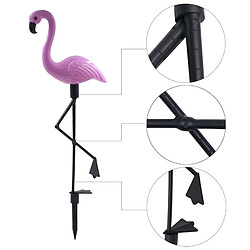 Acheter Wewoo LED Avec panneau solaire 3 en 1 imperméable Flamingo pelouse lumière jardin chemin paysage lumières nuit lampe