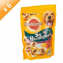 Pedigree Sa Récompense ? Bouchées Fourrées pour Chien ? Friandises aux Boeuf & Volaille? 6 sachets de 155g