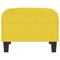 Acheter Maison Chic Repose-pied,Tabouret confortable Jaune clair 70x55x41 cm Tissu -MN96285