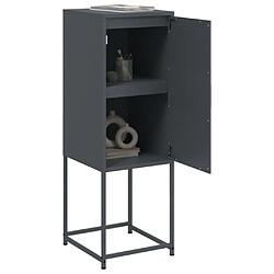 Acheter vidaXL Buffet haut anthracite 36x39x107 cm acier