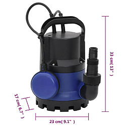 vidaXL Pompe submersible électrique pour eaux usées de jardin 400 W pas cher