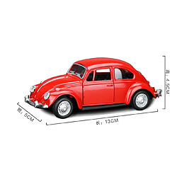 Universal Nouveaux modèles de voitures pour enfants moulés sous pression Jouets Cadeaux Modèles de voitures en alliage Vieux modèles de voitures Cross-country Métal Scarabée Pièces de voiture | Voitures jouets moulées sous pression (rouge)