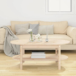 Avis Maison Chic Table basse,Table Console Table d'appoint, Table pour salon 110x55x45 cm Bois massif de pin -MN57783