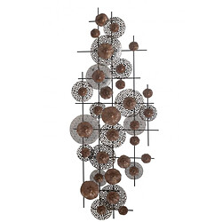 Dansmamaison Deco Murle Fleurs Metal Marron