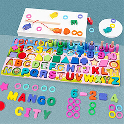 Avis Universal Puzzles en bois pour enfants Alphabet Catégories Jeux de pêche Jouets Éducation Mathématiques Stack Block Apprentissage Puzzle Board Cadeaux Jouets Montessori |