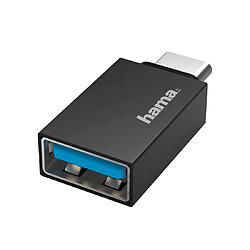 HAMA Adaptateur USB-OTG, fiche USB-C - port USB, USB 3.2 Gen1, 5 Gbit/s