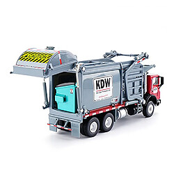 Avis Universal Camion transporteur de déchets 1: 24 pour les amateurs de modèles Cadeaux de Noël pour les enfants |(Rouge)