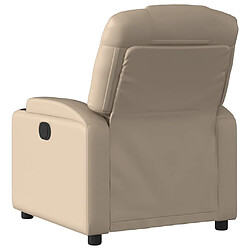 Acheter vidaXL Fauteuil inclinable Cappuccino Similicuir