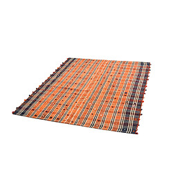 Vidal Tapis de laine 197x163 orange Jajim pas cher