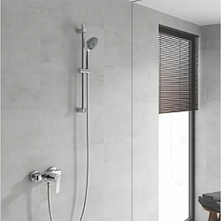 GROHE Ensemble de douche Vitalio Joy 110 - Pommeau de douche Vitalio Joy 3 jets - Barre de 600 mm - Flexible tuyau 1750 mm - 27333000