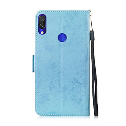 Avis Wewoo Housse Coque Etui en cuir multifonctionnel avec rabat horizontal et fente pour carte Xiaomi Redmi Note 7 bleu ciel