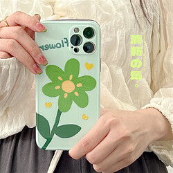 GUPBOO Étui pour iPhone13ProMax étui de téléphone portable frais fleurs d'été