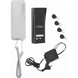 Orno Cyfral Cosmo R 1 Interphone 2 Fils avec Lecteur RFID intégré