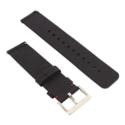 Acheter Wewoo Bracelet pour montre connectée Dragonne en toile mode simple Fitbit Versa / 2 noir