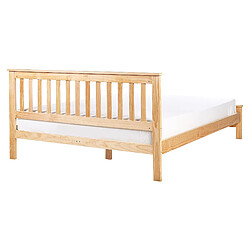 Acheter Beliani Lit double 160 x 200 cm bois clair MAYENNE