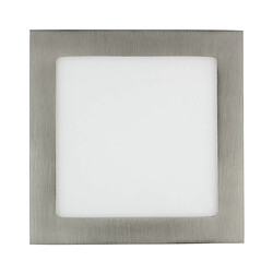 Ledkia Dalle LED 18W Carrée Extra-Plate Coupe 205x205mm Argentée Blanc froid 6000K