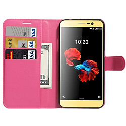 Acheter Wewoo Coque Magenta pour ZTE A910 Litchi Texture Horizontal Flip PU Housse en cuir avec support & Slots de cartes Portefeuille