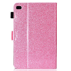 Avis Wewoo Housse Étui Coque Pour iPad Mini 1/2/3/4/5 à rabat horizontal en cuir avec poudre de scintillement support et fente carte rose