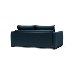 Acheter Inside 75 INNOVATION LIVING Canape design avec accoudoirs COSIAL Tissu Argus Navy Blue convertible lit 160*202cm