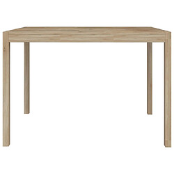 Avis vidaXL Table à manger 110x70x75 cm bois d'acacia solide