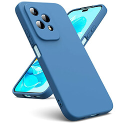 Htdmobiles Coque pour Honor 200 Lite 5G - housse etui silicone gel fine + film ecran - BLEU FONCE