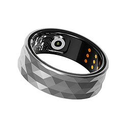 Bague Connectée Noire Étanche Suivi Santé Modes Sport Batterie Longue Durée Argent YONIS