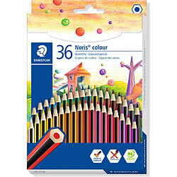 STAEDTLER Crayon de couleur Noris Colour, étui carton de 36 ()