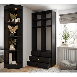 Avis Abiks Meble Armoire Inova 3 236,7/100/47 (nero/d’oro)