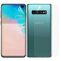 Film ecran avant et arrière de protection en hydrogel souple pour Samsung Galaxy S10 Plus 6.4" - VISIODIRECT -