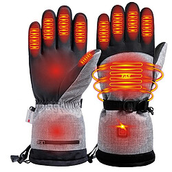 INF Gants thermiques chauffants Taille unique Gants + batterie 5000 mAh