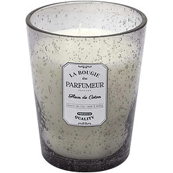 The Home Deco Factory Bougie parfumée pot en verre bulle gris clair 13 x 16 cm.