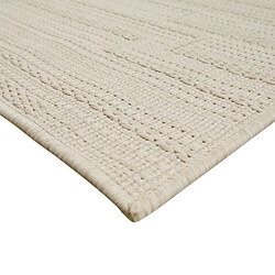 Avis Thedecofactory JUTA ASPECT LIGNES - Tapis aspect jute à motif lignes ivoire 160x225