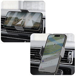 Acheter Avizar Support Voiture Smartphone Fixation Grille d'aération Rotatif 360° Noir