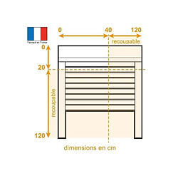 Cstore FRANCE-COMBI Volet roulant PVC recoupable manuel a sangle