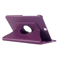 Acheter Wewoo Housse Étui Violet pour Samsung Galaxy Tab S2 9,7 Litchi Texture 360 degrés rotation en cuir avec support multifonctionnel