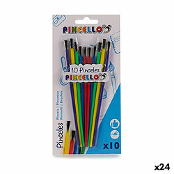 Pincello Pinceaux Multicouleur Lot Plastique (24 Unités)