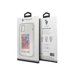 Avis Us Polo U.S Polo Coque pour Apple iPhone 11 Pro Gamme American Flag en TPU Blanc