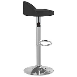 Acheter vidaXL Tabourets de bar lot de 2 noir similicuir