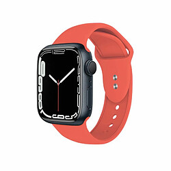 Avis Bracelet liquide Crong pour Apple Watch 38/40/41 mm (rouge corail)