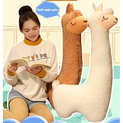 Universal 75cm Mignon Alpaca Peluche Petit Alpaca Japonais Douce Peluche Mignon Agneau Chameau Filles Cadeaux |(brun) pas cher