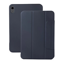 Etui en PU + TPU auto-absorbé avec support bleu foncé pour votre iPad mini (2021)