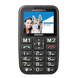 Brondi 10279060 téléphone portable 6,1 cm (2.4') Noir