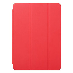 Wewoo Housse Étui Coque en cuir de couleur unie à rabat horizontal pour iPad Pro12,9 pouces 2018avec support triple rabattable et fonction réveil / veille Rouge