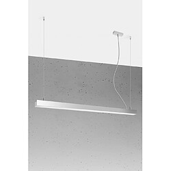 Luminaire Center Plafonnier LED intégré Pinne Acier blanc 1 ampoule 12,5cm