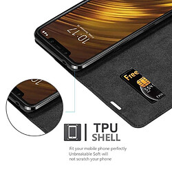 Cadorabo Coque Xiaomi Pocophone F1 Etui en Noir