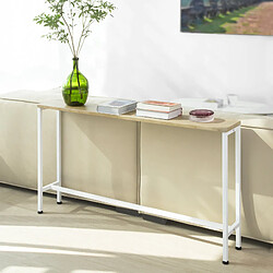 Avis SoBuy FSB19-Z Table Console Table d'appoint Bout de canapé Table d’entrée Cadre et 4 Pieds en Fer