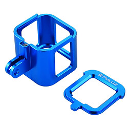 Wewoo Pour GoPro HERO5 Session / bleu Session HERO4 / HERO Session Housing Shell CNC alliage d'aluminium Cage de protection avec cadre d'assurance pas cher